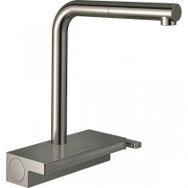 Hansgrohe Spültischmischer 250 Aquno Select M81 Ausziehauslauf 2jet steel