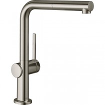 Hansgrohe Spültischmischer 270 Talis M54 Ausziehauslauf 1jet edelstahl-optik