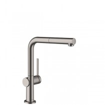 Hansgrohe Spültischmischer 270 Talis M54 Ausziehauslauf 1jet sBox Brushed Black Chrome