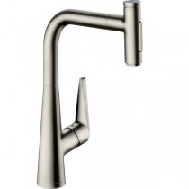 Hansgrohe Spültischmischer 300 Talis Select M51 Ausziehbrause 2jet edelstahl-optik