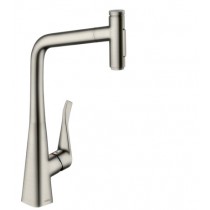 Hansgrohe Spültischmischer 320 Metris Select M71 Ausziehbrause 2jet edelstahl-optik