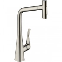 Hansgrohe Spültischmischer 320 Select 2jet sBox Ausziehbrause M7117-H320 edelstahl-optik