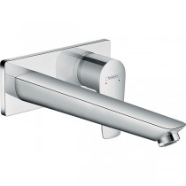 Hansgrohe 2-Loch Waschtischmischer Unterputz Talis E F-Set langer Auslauf chrom