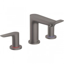 Hansgrohe 3-Loch Waschtischarmatur Talis E brushed black chrome 