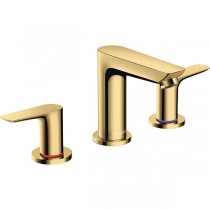 Hansgrohe 3-Loch Waschtischarmatur Talis E polished gold 