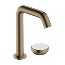 Hansgrohe Tecturis S 2-Loch Waschtischmischer 150 CoolStart mit Ablaufgarnitur Brushed Bronze