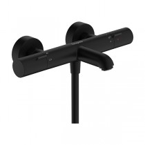 Hansgrohe Thermostat Ecostat Fine Wanne Aufputz DN15 mattschwarz