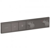 Hansgrohe Thermostat Unterputz RainSelect Fertigset 2 Verbraucher Brushed Black