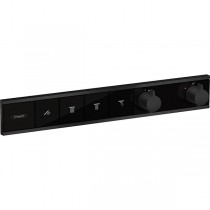 Hansgrohe Thermostat Unterputz RainSelect Fertigset 4 Verbraucher mattschwarz