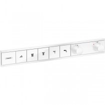Hansgrohe Thermostat Unterputz RainSelect, Fertigset, 5 Verbraucher, mattweiss