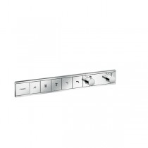 Hansgrohe Thermostat Unterputz RainSelect, Fertigset, 5 Verbraucher, verchromt