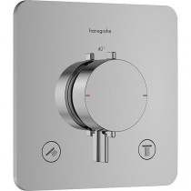Hansgrohe Thermostat UP Ecostat Comfort Q  Fertigset 2 Verbraucher chrom