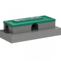 HG uBox Universal GK für Duschrinnen Ablaufgehäuse für flache Installation