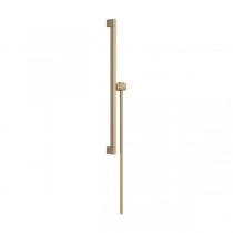 Hansgrohe Unica Brausestange E Puro 65 cm mit Easy Slide Handbrausehalter und Isiflex Brauseschlauch 160 cm Brushed Bronze
