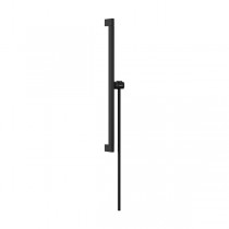 Hansgrohe Unica Brausestange E Puro 65 cm mit Easy Slide Handbrausehalter und Isiflex Brauseschlauch 160 cm Mattschwarz