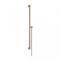 Hansgrohe Unica Brausestange E Puro 90 cm mit Easy Slide Handbrausehalter und Isiflex Brauseschlauch 160 cm Brushed Bronze