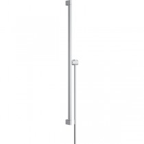 Hansgrohe Unica Brausestange E Puro 90 cm mit Easy Slide Handbrausehalter und Isiflex Brauseschlauch 160 cm Chrom
