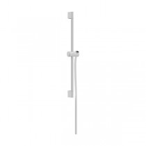 Hansgrohe Unica Brausestange Pulsify S 65 cm mit Push Handbrausehalter und Isiflex Brauseschlauch 160 cm Mattweiß