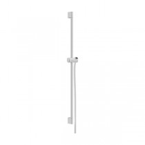 Hansgrohe Unica Brausestange Pulsify S 90 cm mit Push Handbrausehalter und Isiflex Brauseschlauch 160 cm Mattweiß