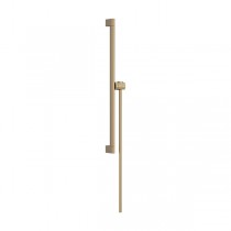 Hansgrohe Unica Brausestange S Puro 65 cm mit Easy Slide Handbrausehalter und Isiflex Brauseschlauch 160 cm Brushed Bronze