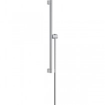 Hansgrohe Unica Brausestange S Puro 65 cm mit Easy Slide Handbrausehalter und Isiflex Brauseschlauch 160 cm Chrom
