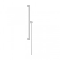 Hansgrohe Unica Brausestange S Puro 65 cm mit Easy Slide Handbrausehalter und Isiflex Brauseschlauch 160 cm Mattweiß