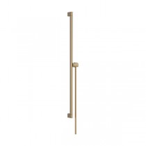 Hansgrohe Unica Brausestange S Puro 90 cm mit Easy Slide Handbrausehalter und Isiflex Brauseschlauch 160 cm Brushed Bronze