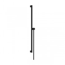 Hansgrohe Unica Brausestange S Puro 90 cm mit Easy Slide Handbrausehalter und Isiflex Brauseschlauch 160 cm Mattschwarz
