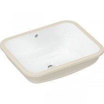 Hansgrohe Unterbauwaschtisch Xuniva Q 450x350mm o.Hahnloch m.Überlauf weiß