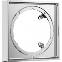 Hansgrohe Verlängerungsrosette eckig 22 mm Chrom
