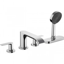 Hansgrohe 4-Loch Wannenarmatur Vivenis F-SetWannenrandmontage mit sBox chrom