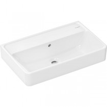 Hansgrohe Waschtisch Compact Xanuia Q 600x370mm ohne Hahnloch m.Überlauf,SmartClean weiß