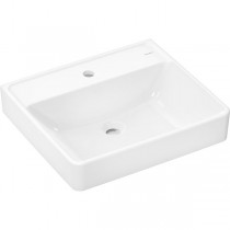 Hansgrohe Waschtisch Xanuia Q 550x480 mm m.Hahnloch ohne Überlauf weiß