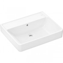 Hansgrohe Waschtisch Xanuia Q 600x480mm ohne Hahnloch m.Überlauf weiß