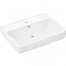 Hansgrohe Waschtisch Xanuia Q 650x480 mm m.Hahnlo.u.Überl.SmartClean weiß