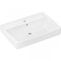 Hansgrohe Waschtisch Xanuia Q 700x480mm m.Hahnloch u.Überlauf weiß