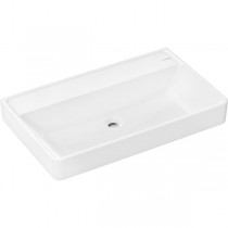 Hansgrohe Waschtisch Xanuia Q 800x480mm ohne Hahnloch u.Überlauf, SMC weiß