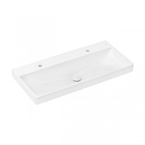 Hansgrohe Waschtisch Xelu Q 1000x480mm m.2 Hahnlöcher o.Überlauf SmartClean we