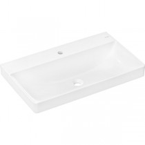 Hansgrohe Waschtisch Xelu Q 800x480 mm  mit Hahnloch ohne Überlauf weiß