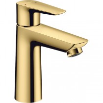 Hansgrohe Waschtischmischer 110 Talis E Polished Gold Optic ohne Ablaufgarnitur