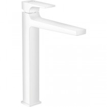 HG Waschtischmischer 260 Metropol mattweiss mit Push-Open Ablaufgarnitur