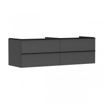 Hansgrohe Waschtischunterschrank Xelu Q DGM 1180x540mm m.4SK f.Kons.m.AWT Matt Black