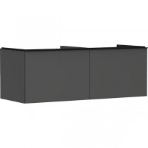 Hansgrohe Waschtischunterschrank Xelu Q DGM 1360x540mm m.2SK f.Kons.m.AWT ge Matt Black