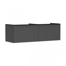 Hansgrohe Waschtischunterschrank Xelu Q DGM 1560x540mm m.2SK f.Kons.m.AWT ge Matt Black
