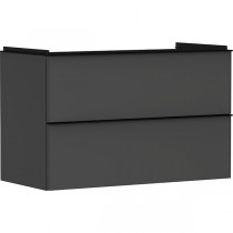 Hansgrohe Waschtischunterschrank Xelu Q DGM 980x475mm mit 2 SK für WT Matt Black