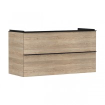 Hansgrohe Waschtischunterschrank Xelu Q ECHN 1180x475mm mit 2 SK für WT Matt Black