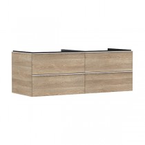 Hansgrohe Waschtischunterschrank Xelu Q ECHN 1360x550mm m.4SK f.Kons.m.AWT Matt White