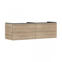 Hansgrohe Waschtischunterschrank Xelu Q ECHN 1560x540mm 2SK f.Kons.m.AWT ge chr