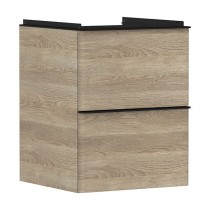 Hansgrohe Waschtischunterschrank Xelu Q ECHN 480x475mm mit 2 SK für HWB Matt Black