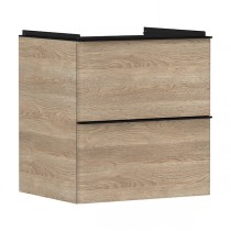 Hansgrohe Waschtischunterschrank Xelu Q ECHN 580x475mm mit 2 SK für WT Matt Black